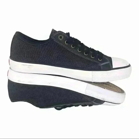 Levi’s Stan Buck C Men’s Sneakers Size 8 Black Denim Retro Comfort Casual - Picture 13 of 16